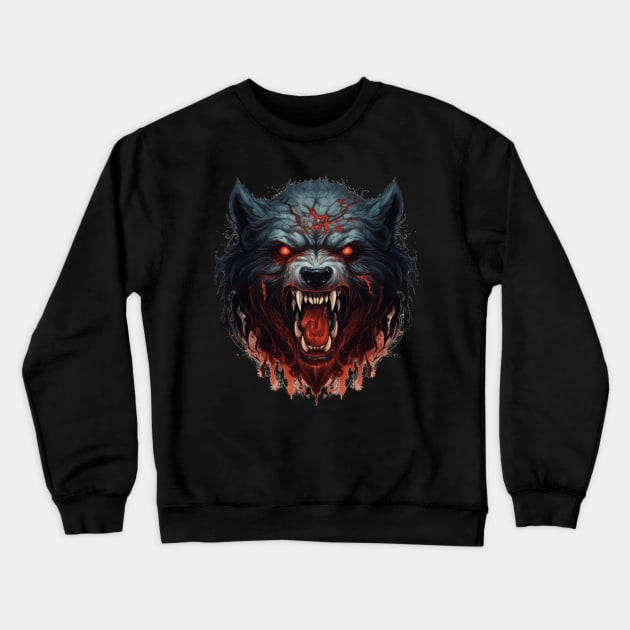 Diablo Druid Werebear Bear Crest Crewneck Sweatshirt by Nightarcade